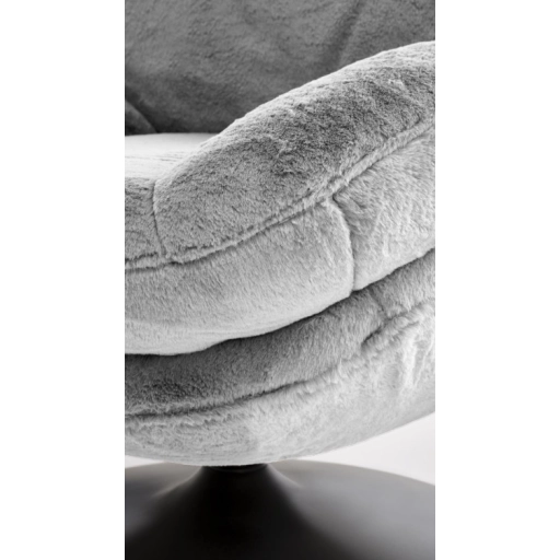 Shell forgófotel szürke