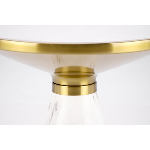 Talbi dohányzóasztal fehér márvány