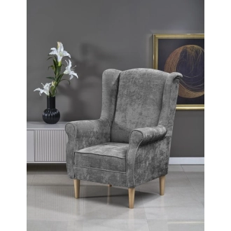 Hermes fotel szürke