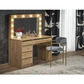 Hollywood XL fésülködő/sminkasztal artisan tölgy