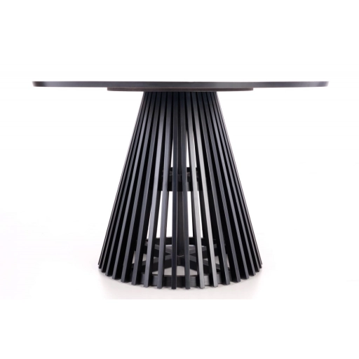 Miyaki étkezőasztal bükk, fekete 120cm