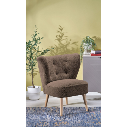 Mocca fotel sötétbarna