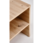 Murcia dohányzóasztal kézműves tölgy / fekete