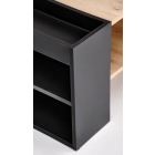 Murcia dohányzóasztal kézműves tölgy / fekete