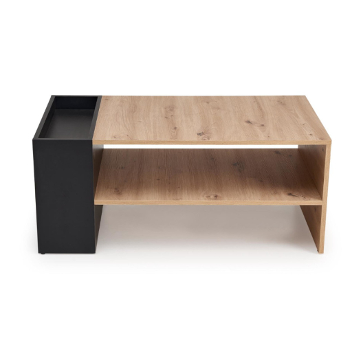 Murcia dohányzóasztal kézműves tölgy / fekete