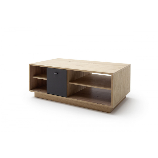 Valencia dohányzóasztal tölgy, antracit 115 cm