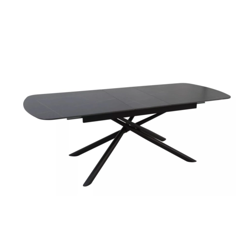 Vector bővíthető étkezőasztal fekete 160-200cm