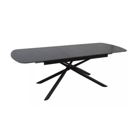 Vector bővíthető étkezőasztal fekete 180-220cm