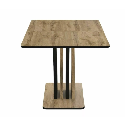 Vento bővíthető étkezőasztal tölgy/fekete 120-160 cm