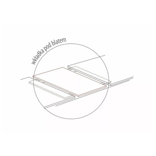 Vento bővíthető étkezőasztal kasmír/tölgy 120-160 cm