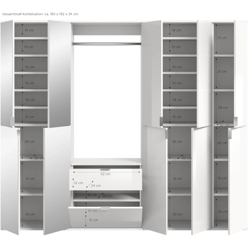 Project X12 kombinált szekrény