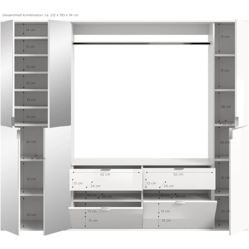 Project X14 kombinált szekrény