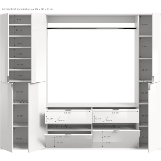 Project X16 kombinált szekrény