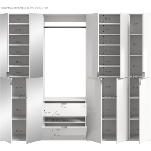 Project X18 kombinált szekrény