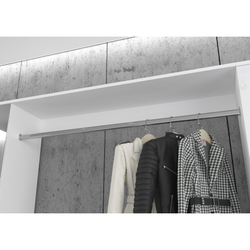 Project X  széles 2 ajtós komód fali polccal és akasztóval