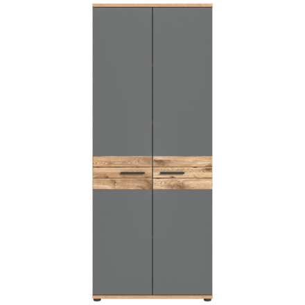 Mason irodai szekrény nox tölgy - bazaltszürke 80 cm