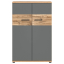Mason irodai szekrény nox tölgy - bazaltszürke 