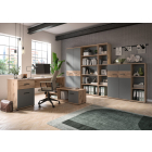 Mason irodai szekrény nox tölgy - bazaltszürke 