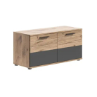 Mason cipőtároló pad nox tölgy - bazaltszürke