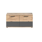 Mason cipőtároló pad nox tölgy - bazaltszürke