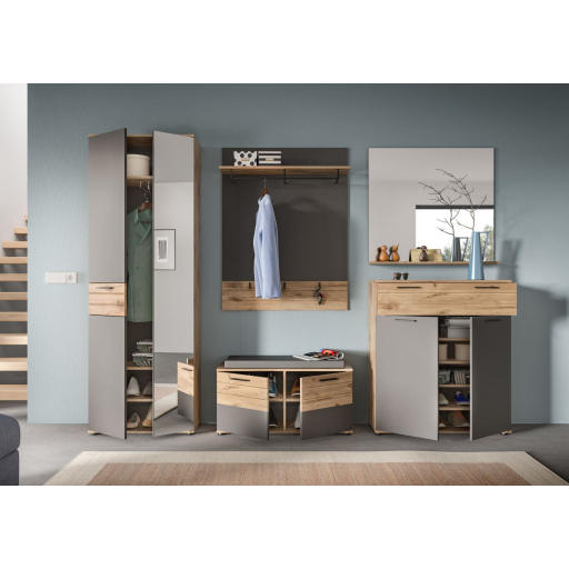 Mason gardróbbútor szett nox tölgy/bazaltszürke