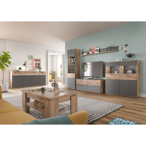 Mason 1 nappali bútorszett nox tölgy/bazaltszürke