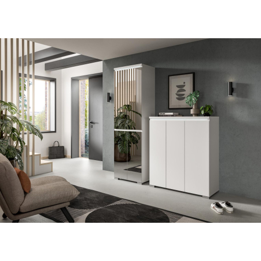 Shoelove 4 oldalajtós tükrös cipősszekrény