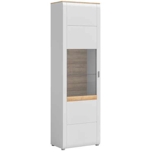 Ashton 1 ajtós vitrines szekrény 