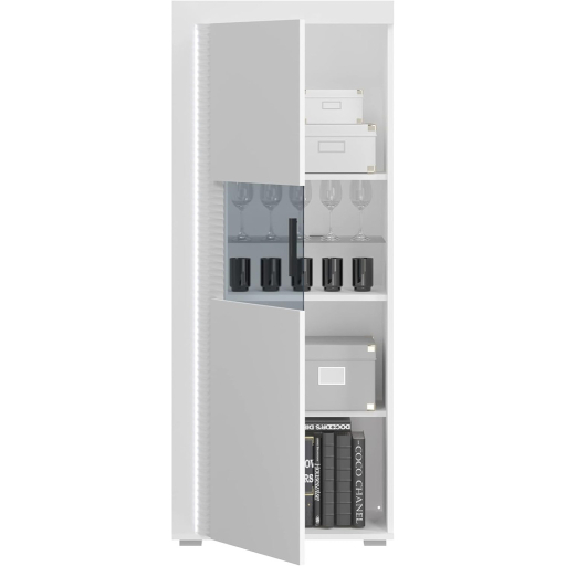 Skylight alacsony vitrin matt fehér