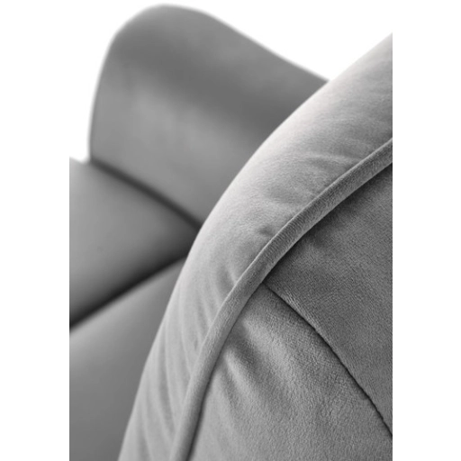 SEMIR sötétzöld karosszék elektromos dönthető funkcióval / USB csatlakozóval