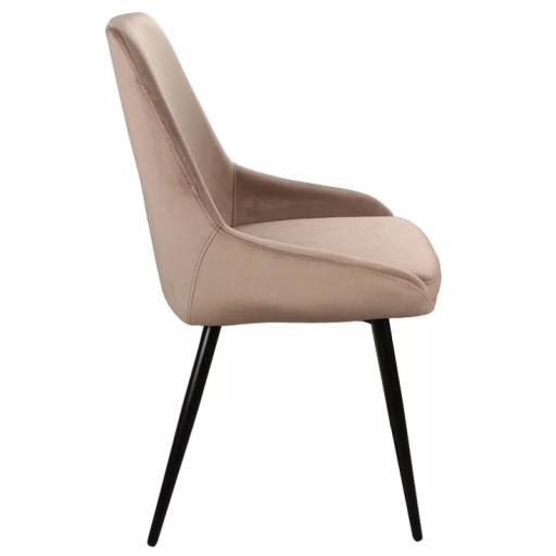 Cobe Velvet étkezőszék sötétbézs