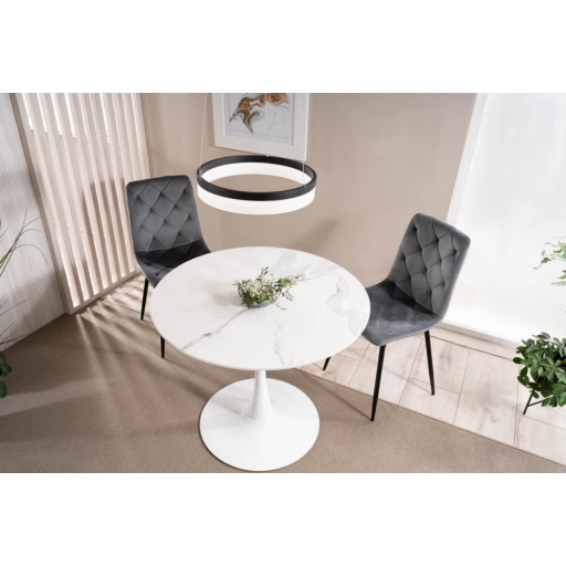 Espero asztal kerek 90cm fehér