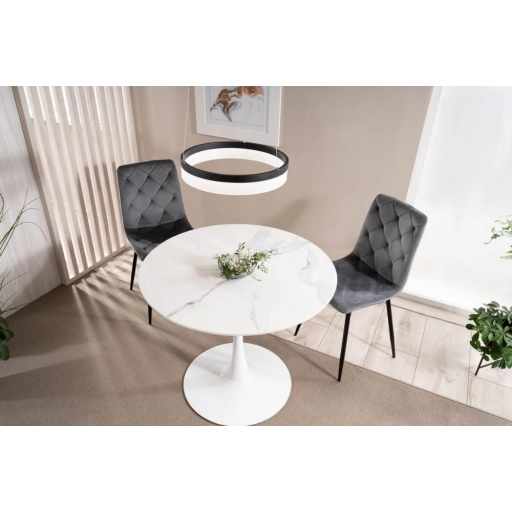 Espero asztal kerek 90cm fehér