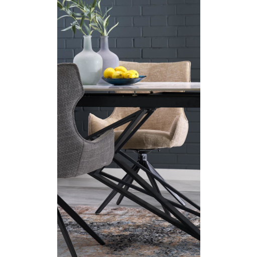 Alfredo bővíthető étkezőasztal fehér 160-240cm