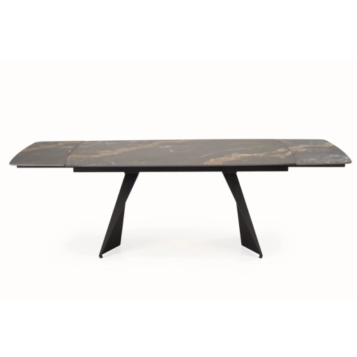 Armani bővíthető étkezőasztal fekete 165-241cm