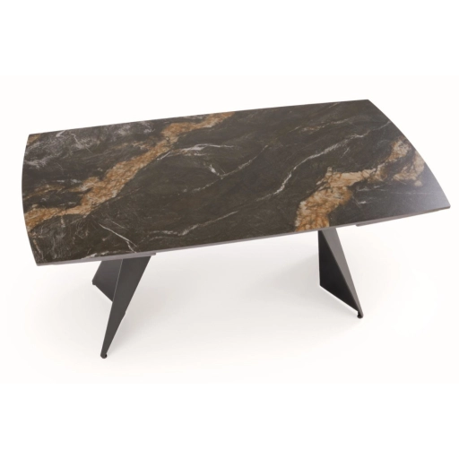 Armani bővíthető étkezőasztal fekete 165-241cm