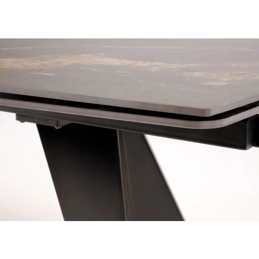 Armani bővíthető étkezőasztal fekete 165-241cm