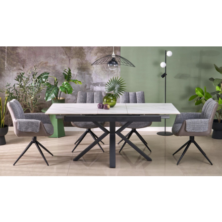 Platan bővíthető étkezőasztal fehér 140-180cm