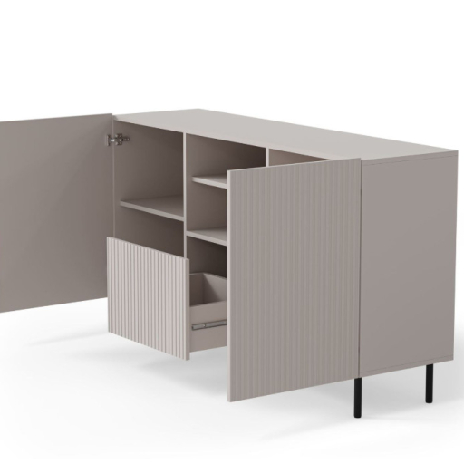 Paxos KM-1 komód kasmír/fekete