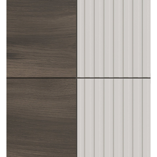 Random 2 KM-2 komód kasmír/dió