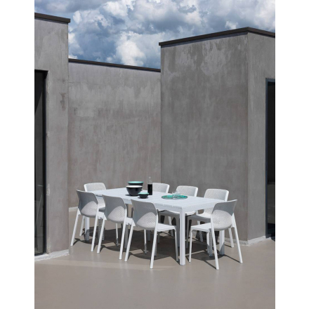 Nardi Bit szék -  Rio 210 cm asztal 8 személyes több színben