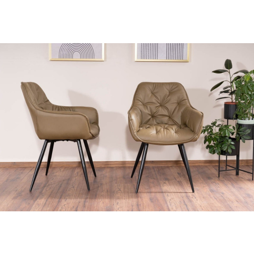 Salvadore barna 5 személyes étkezőszett bővíthető étkezőasztallal