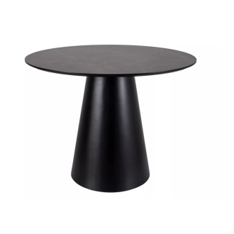 Angel étkezőasztal szürke-fekete 100cm