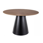 Angel étkezőasztal tölgy-fekete 120cm