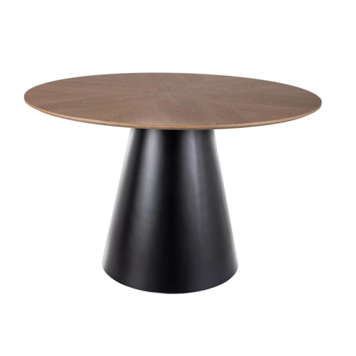 Angel étkezőasztal tölgy-fekete 120cm