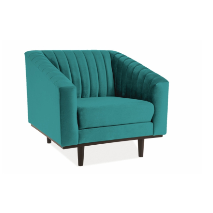 Asprey Velvet 1 fotel türkiz