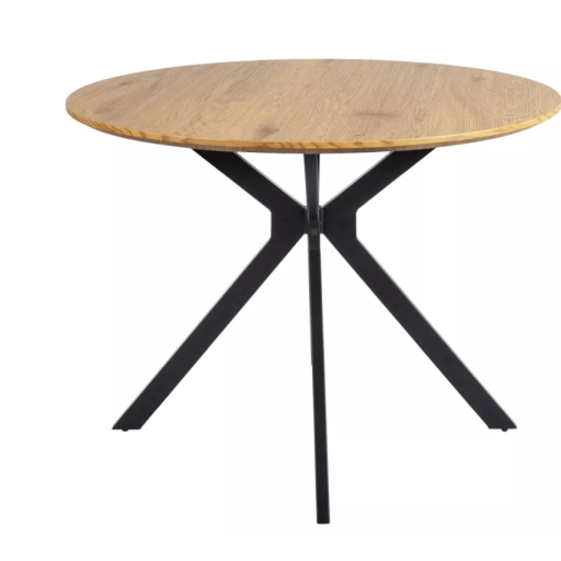 Aster étkezőasztal tölgy fekete 100cm