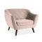 Molly 1 bársony fotel bézs