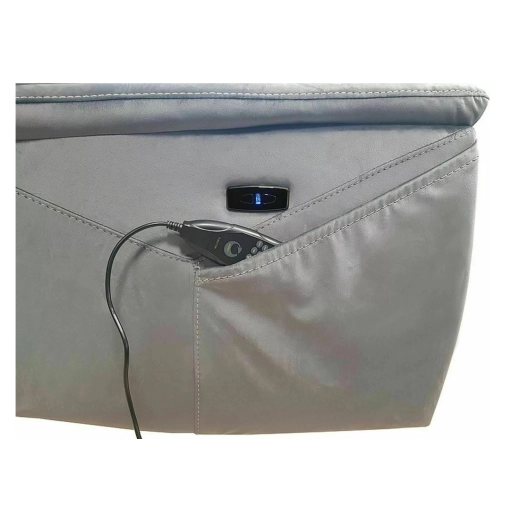 Neptun M dönthető bársony masszázsfotel kék