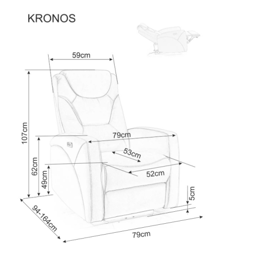 Kronos dönthető bársony fotel sötét bézs